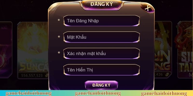 Đăng ký tài khoản 3 bước trở thành hội viên chính thức