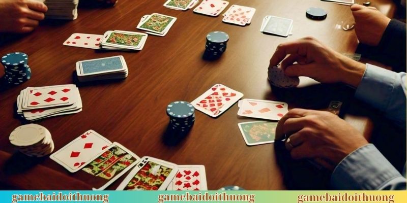 Gửi những lá bài có khả năng bị ăn vào Phỏm đối phương