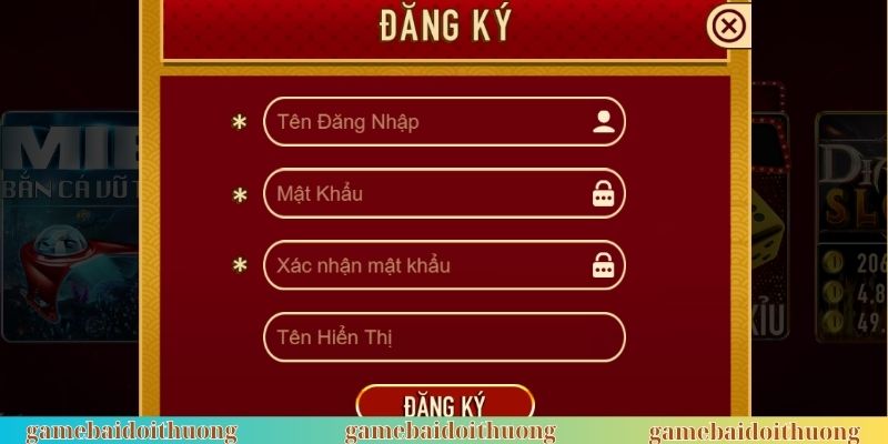 Hoàn thành đăng ký là yêu cầu bắt buộc đối với người chơi