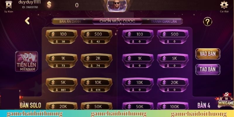Trò chơi Tiến Lên luôn nhận được sự tin tưởng