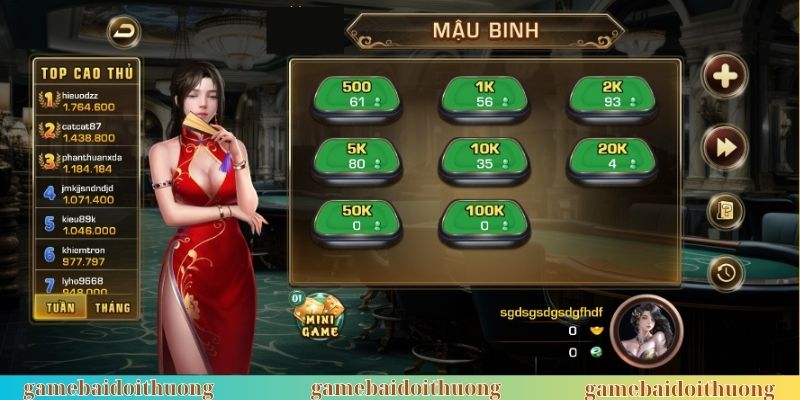 Xếp bài để giành chiến thắng khi giải trí cùng Mậu Binh
